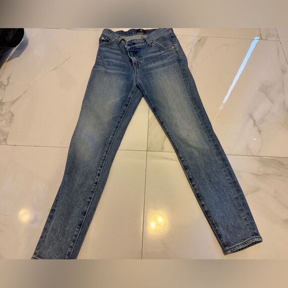 7 For All Mankind Light Blue Skinny Jeans #23 - Picture 1 of 5